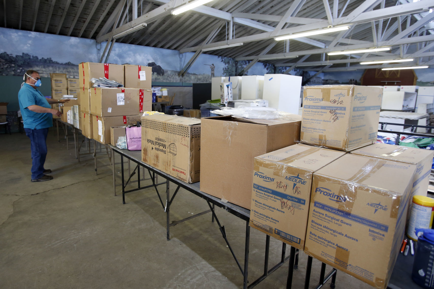 Sanitizer donation